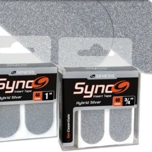 Genesis Sync Insert Tape - Silver (Hybrid) - 40 Count Package - 3/4" or 1"